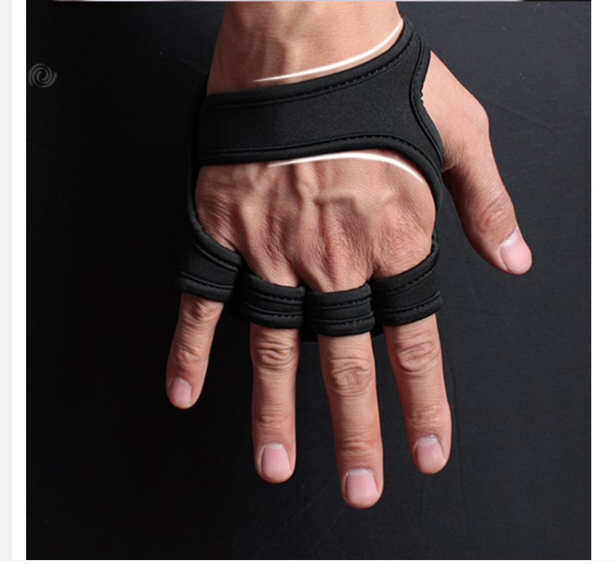 EasyGrip™  Black Breathable Weightlifting Gloves