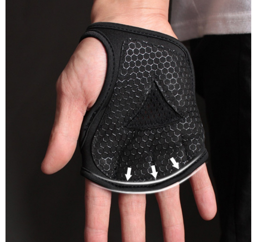 EasyGrip™  Black Breathable Weightlifting Gloves