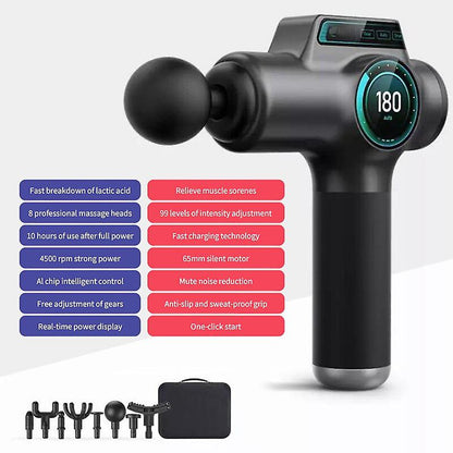 TechnoPro™  Massage Gun Relaxation With LCD Screen