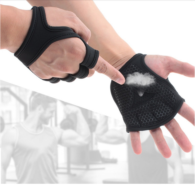 EasyGrip™  Black Breathable Weightlifting Gloves