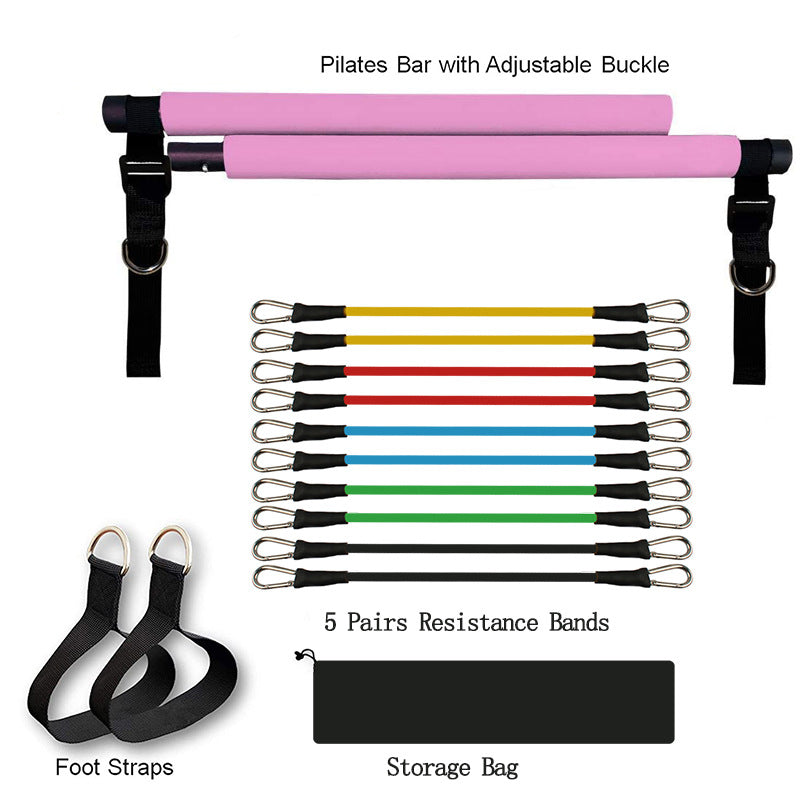 ElasticPower™  Yoga/Pilates Elastic Bar Equipment